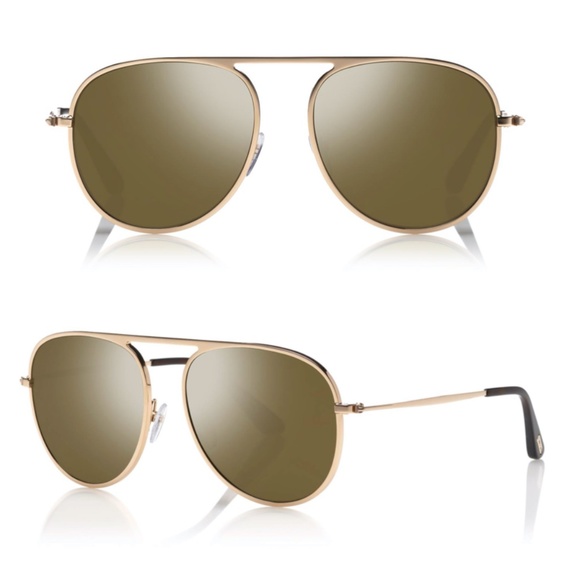 Tom Ford Other - New TOM FORD Jason Aviator Rosegold Sunglasses